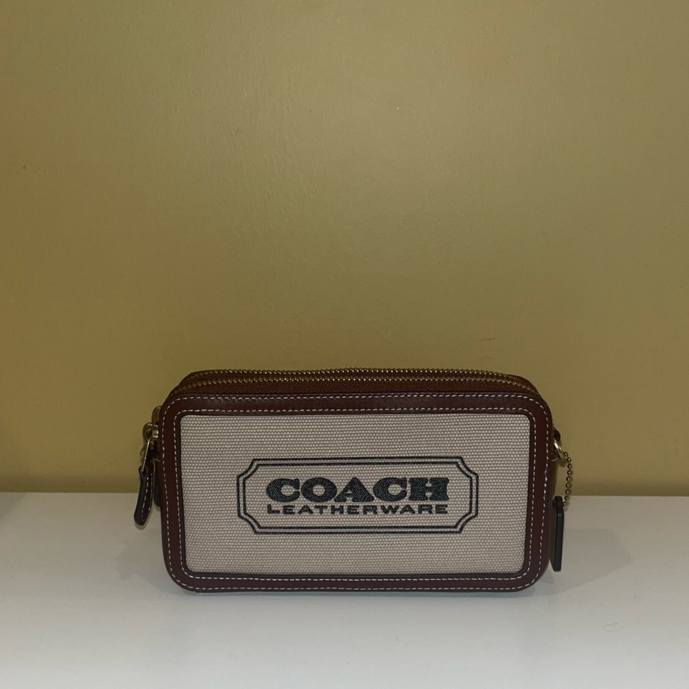 COACH KIRA CROSSBODY DARK NATURAL HANDBAG